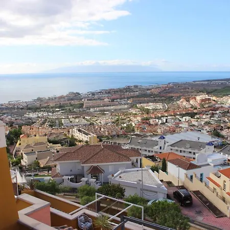With A Serene Ocean And Mountain View Costa Adeje (Tenerife)